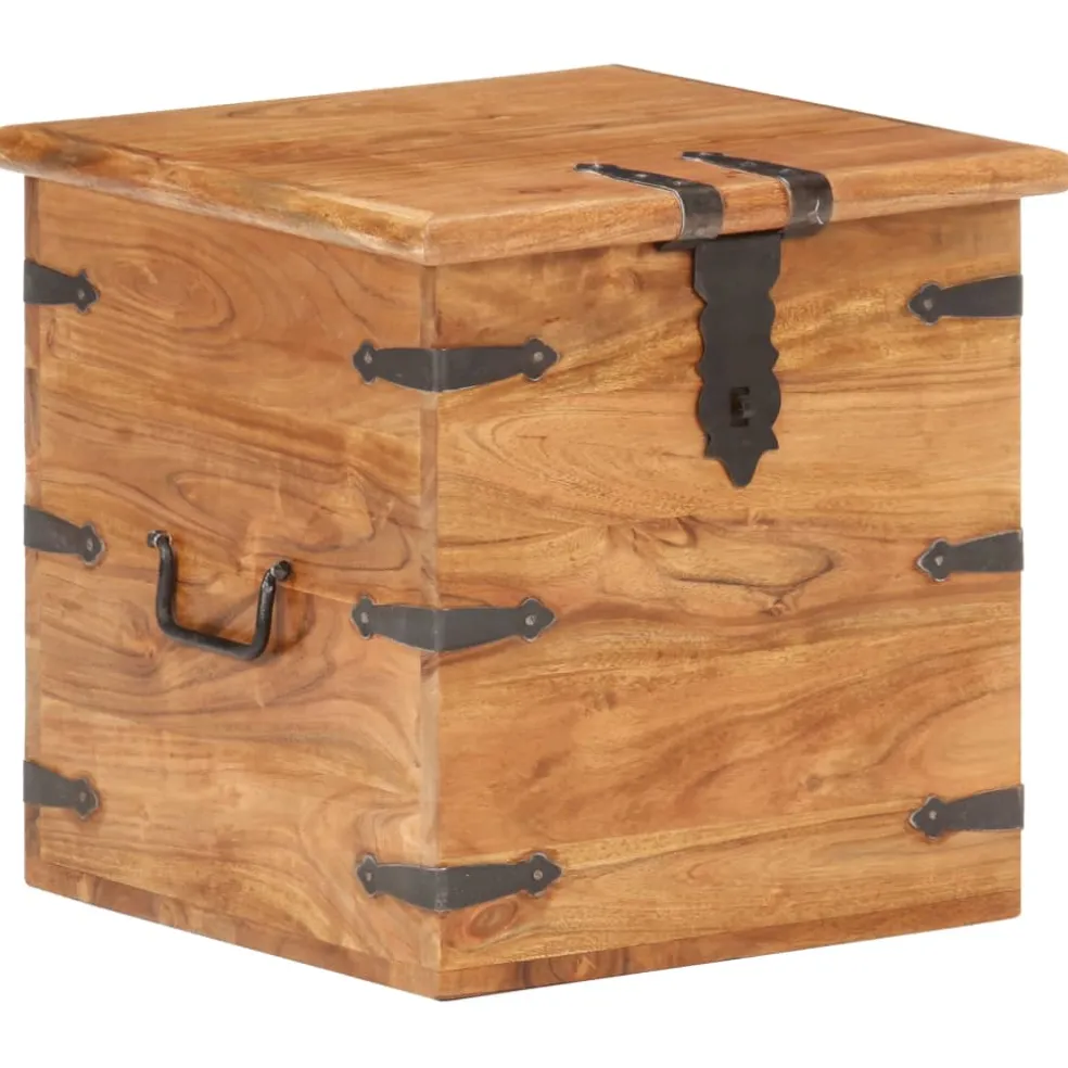 vidaXL Kist 40x40x40 cm massief acaciahout