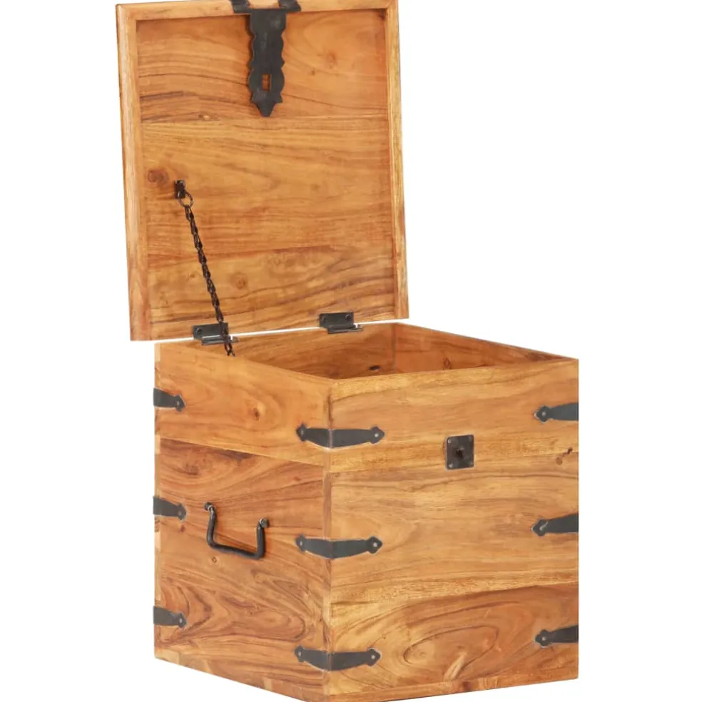 vidaXL Kist 40x40x40 cm massief acaciahout