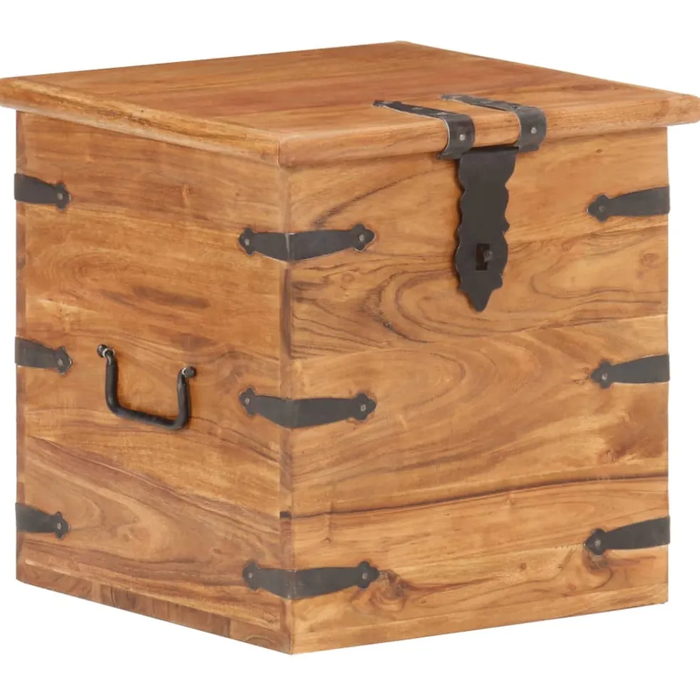 vidaXL Kist 40x40x40 cm massief acaciahout