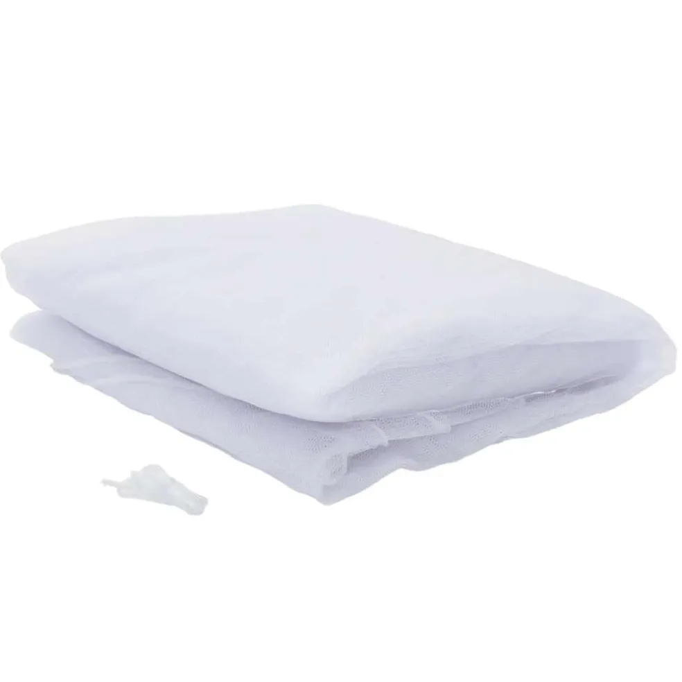 vidaXL Klamboe voor bed A-vorm 156 mesh 1270 cm Polyester