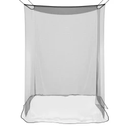 vidaXL Klamboe voor bed 156 mesh Zwart 220 x 100 x 150 cm Polyester