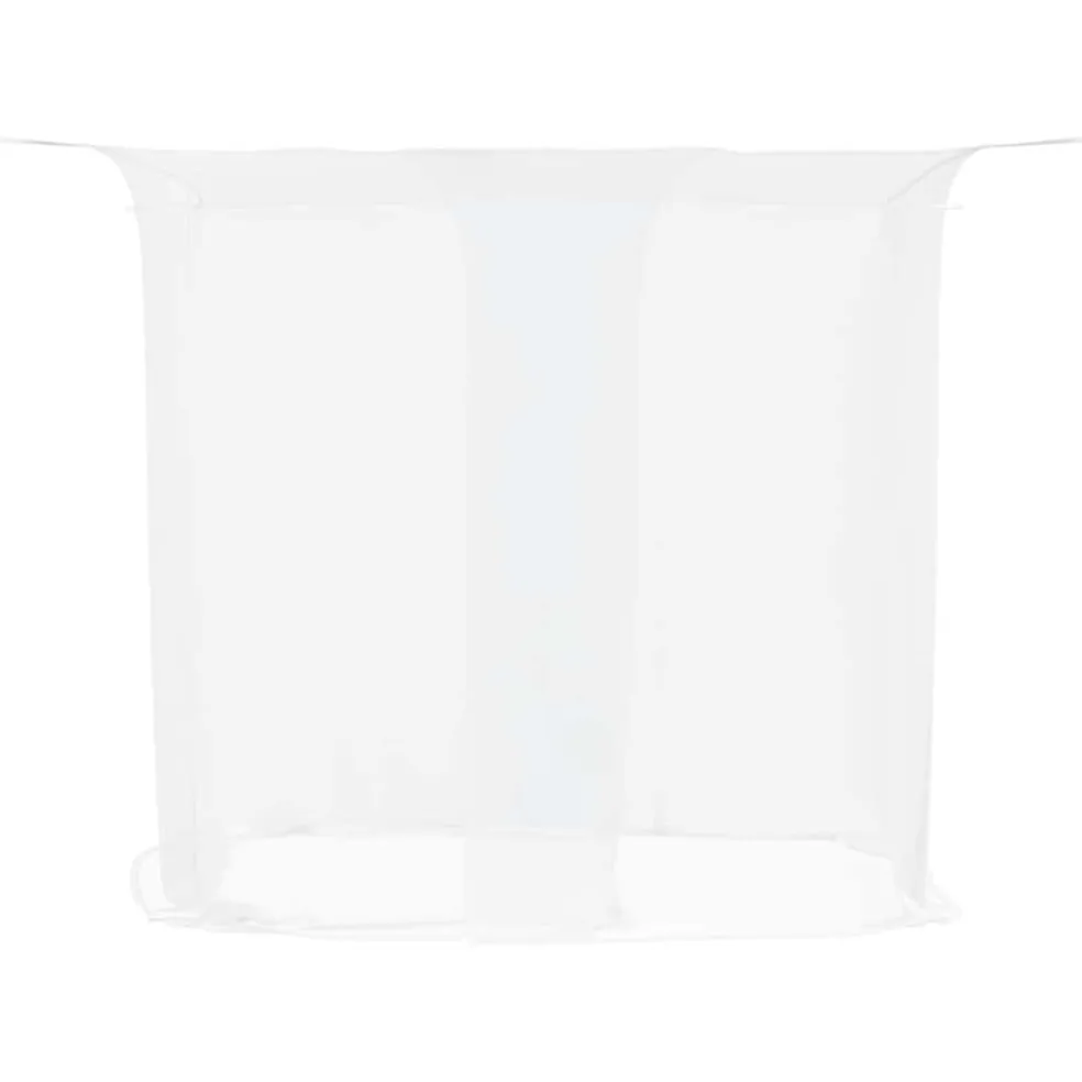 vidaXL Klamboe voor bed Rechthoekig 156 mesh 220 x 100 x 150 cm