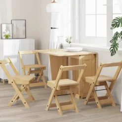 vidaXL Klapstoelen 4 stuks 