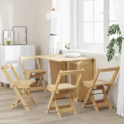 vidaXL Klapstoelen 4 stuks 