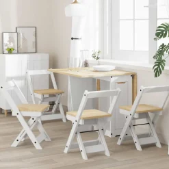vidaXL Klapstoelen 4 stuks