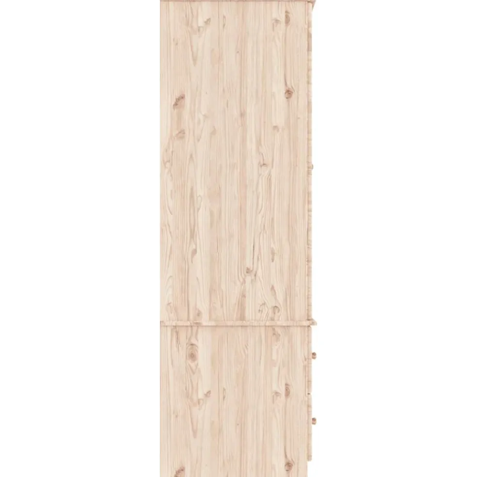 vidaXL Kledingkast ALTA 90x55x170 cm massief grenenhout
