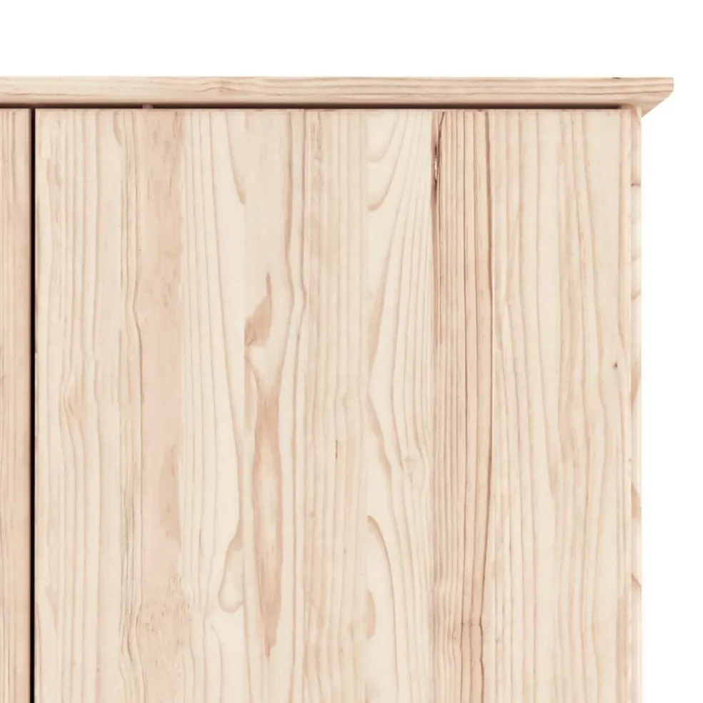 vidaXL Kledingkast ALTA 90x55x170 cm massief grenenhout