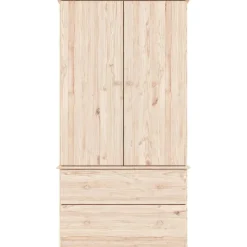 vidaXL Kledingkast ALTA 90x55x170 cm massief grenenhout