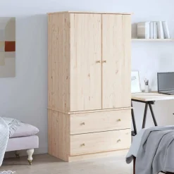vidaXL Kledingkast ALTA 90x55x170 cm massief grenenhout