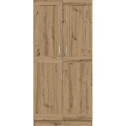 vidaXL Kledingkast Ambachtelijk eiken 82,5 x 51,5 x 180 cm