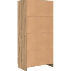 vidaXL Kledingkast Ambachtelijk eiken 82,5 x 51,5 x 180 cm