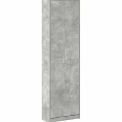 vidaXL Kledingkast Beton Grijs 55 x 25 x 189 cm Bewerkt hout