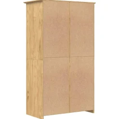 vidaXL Kledingkast BODO Honingbruin 53,5 x 99 x 173 cm Bewerkt hout