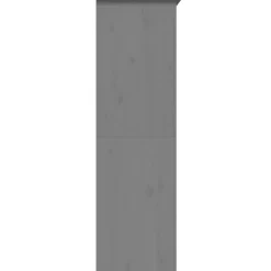 vidaXL Kledingkast BODO 99x53,5x173 cm massief grenenhout grijs