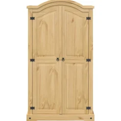 vidaXL Kledingkast Corona 102x52x186 cm massief grenenhout