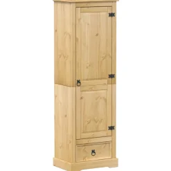 vidaXL Kledingkast Corona 55x38x170 cm massief grenenhout