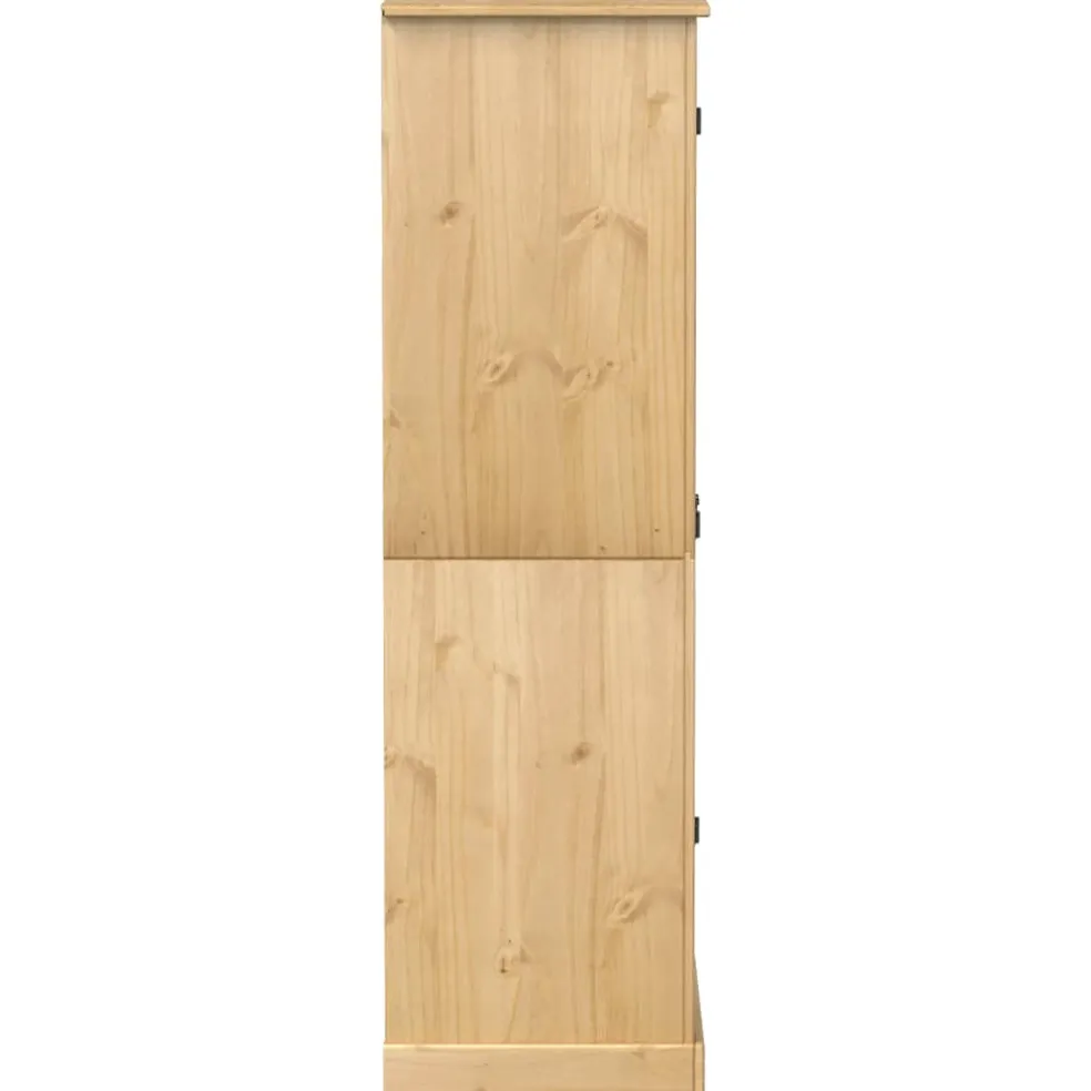 vidaXL Kledingkast Corona 76x50x170 cm massief grenenhout