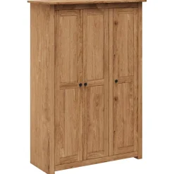 vidaXL Kledingkast 3 deuren Panama Range 118x50x171,5 cm grenenhout
