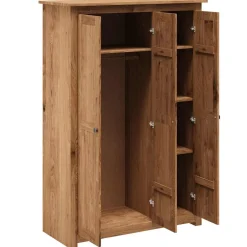 vidaXL Kledingkast 3 deuren Panama Range 118x50x171,5 cm grenenhout