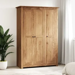 vidaXL Kledingkast 3 deuren Panama Range 118x50x171,5 cm grenenhout