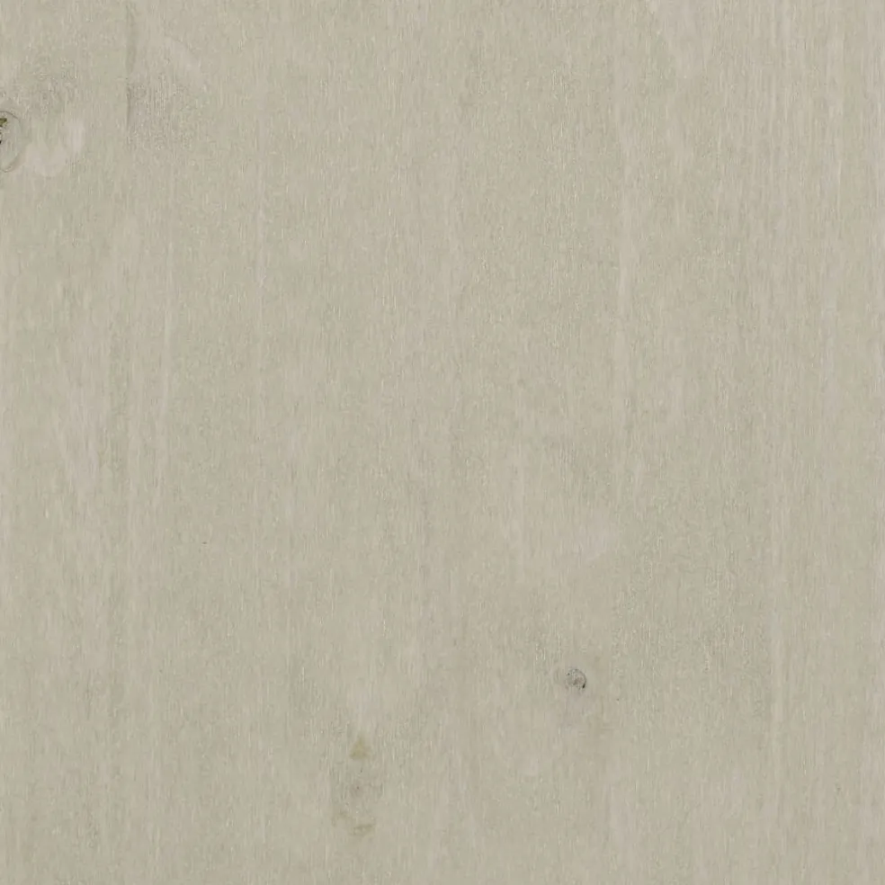 vidaXL Kledingkast HAMAR 89x50x180 cm massief grenenhout wit