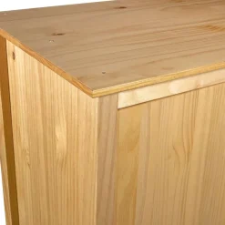 vidaXL Kledingkast Hill 2 deuren 89x50x170 cm massief grenenhout