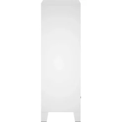 vidaXL Kledingkast industrieel 67x35x107 cm staal wit