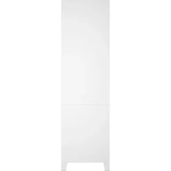 vidaXL Kledingkast industrieel 90x50x180 cm metaal wit