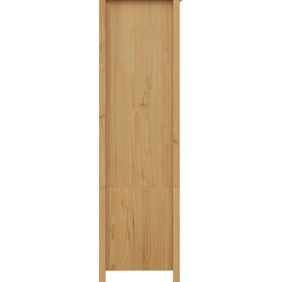 vidaXL Kledingkast met lade HILL Honingbruin 84 x 50 x 170 cm