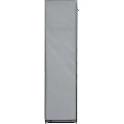 vidaXL Kledingkast met vakken en stangen 150x45x175 cm stof grijs