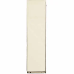 vidaXL Kledingkast met vakken en stangen 150x45x175 cm stof crème