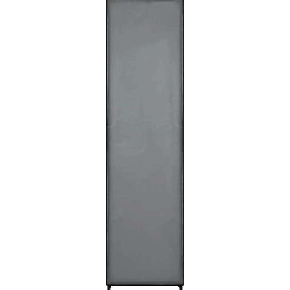 vidaXL Kledingkast met 4 vakken 175x45x170 cm grijs
