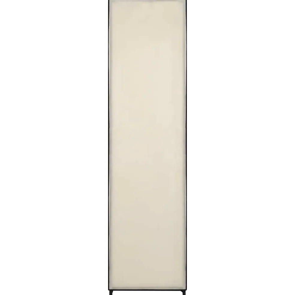 vidaXL Kledingkast met 4 vakken 175x45x170 cm crème