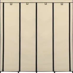 vidaXL Kledingkast met 4 vakken 175x45x170 cm crème