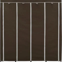 vidaXL Kledingkast met 4 vakken 175x45x170 cm bruin