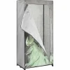 vidaXL Kledingkast New York 75x45x160 cm stof