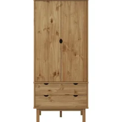 vidaXL Kledingkast OTTA 76,5x53x172 cm massief grenenhout
