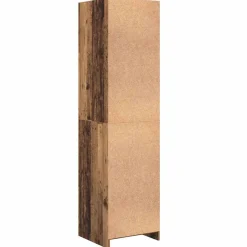 vidaXL Kledingkast Oudhout 50 x 50 x 200 cm Bewerkt hout