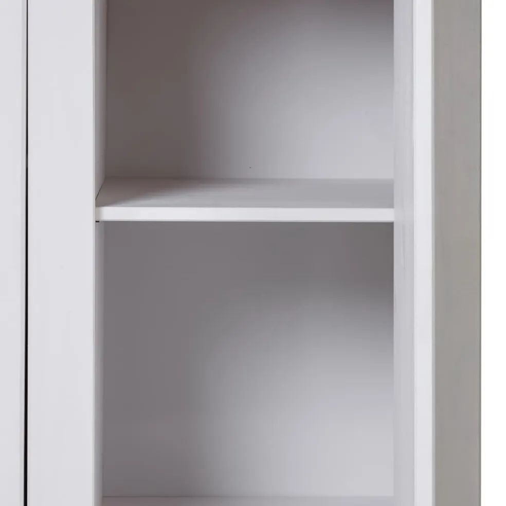 vidaXL Kledingkast Panama Range 118x50x171,5 cm grenenhout wit
