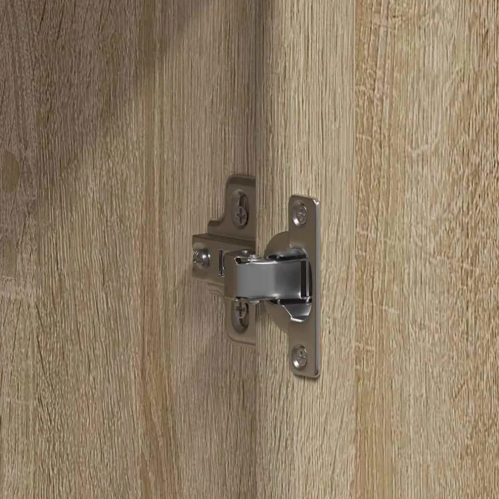 vidaXL Kledingkast Sonoma Eiken 55 x 25 x 189 cm Bewerkt hout