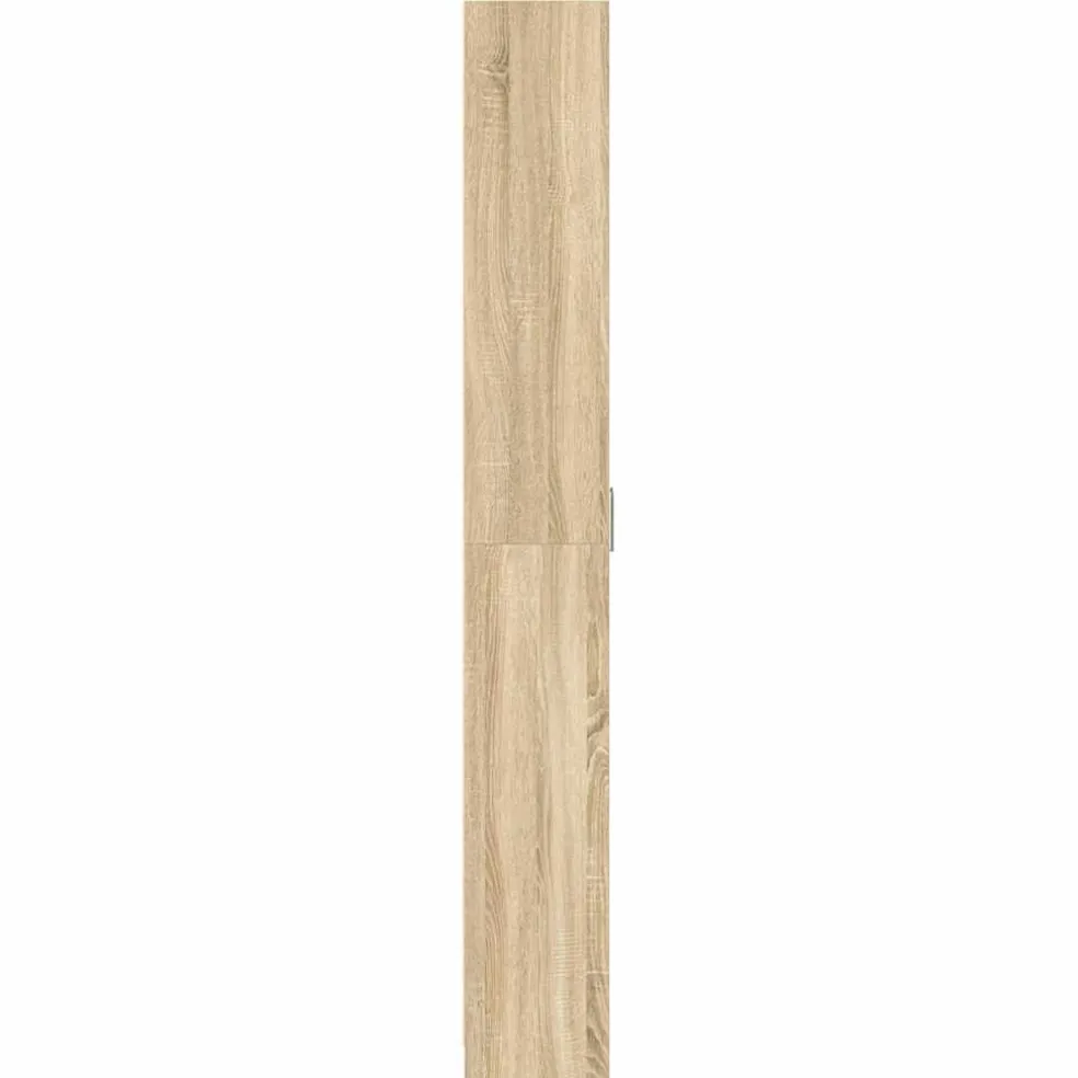 vidaXL Kledingkast Sonoma Eiken 55 x 25 x 189 cm Bewerkt hout