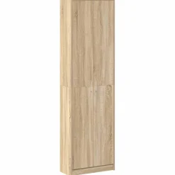 vidaXL Kledingkast Sonoma Eiken 55 x 25 x 189 cm Bewerkt hout