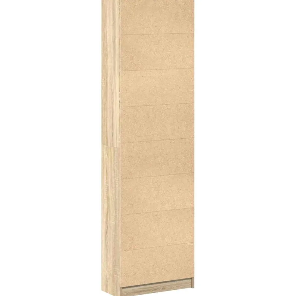 vidaXL Kledingkast Sonoma Eiken 55 x 25 x 189 cm Bewerkt hout