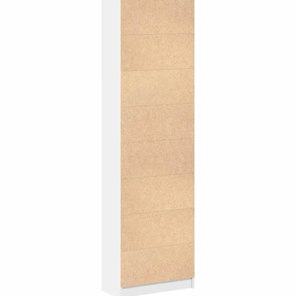 vidaXL Kledingkast Wit 55 x 25 x 189 cm Bewerkt hout