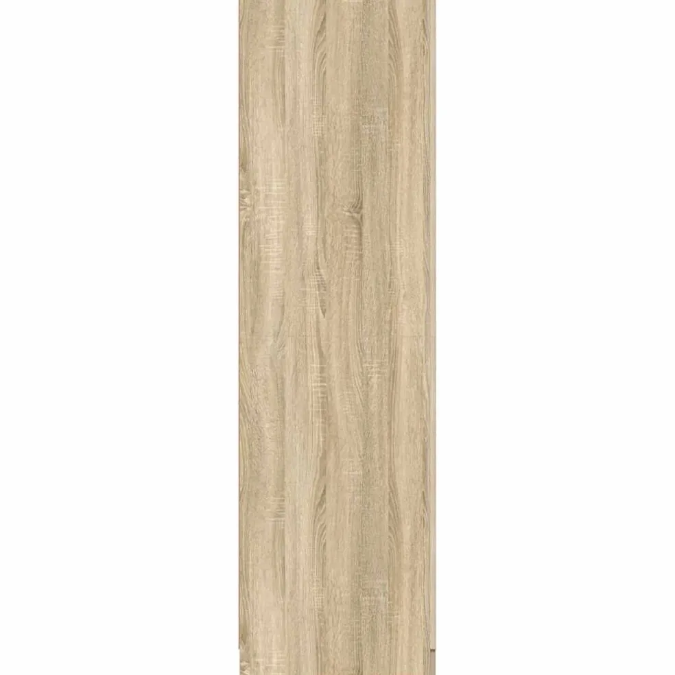vidaXL Kledingkast 30x50x200 cm bewerkt hout artisanaal eikenkleur