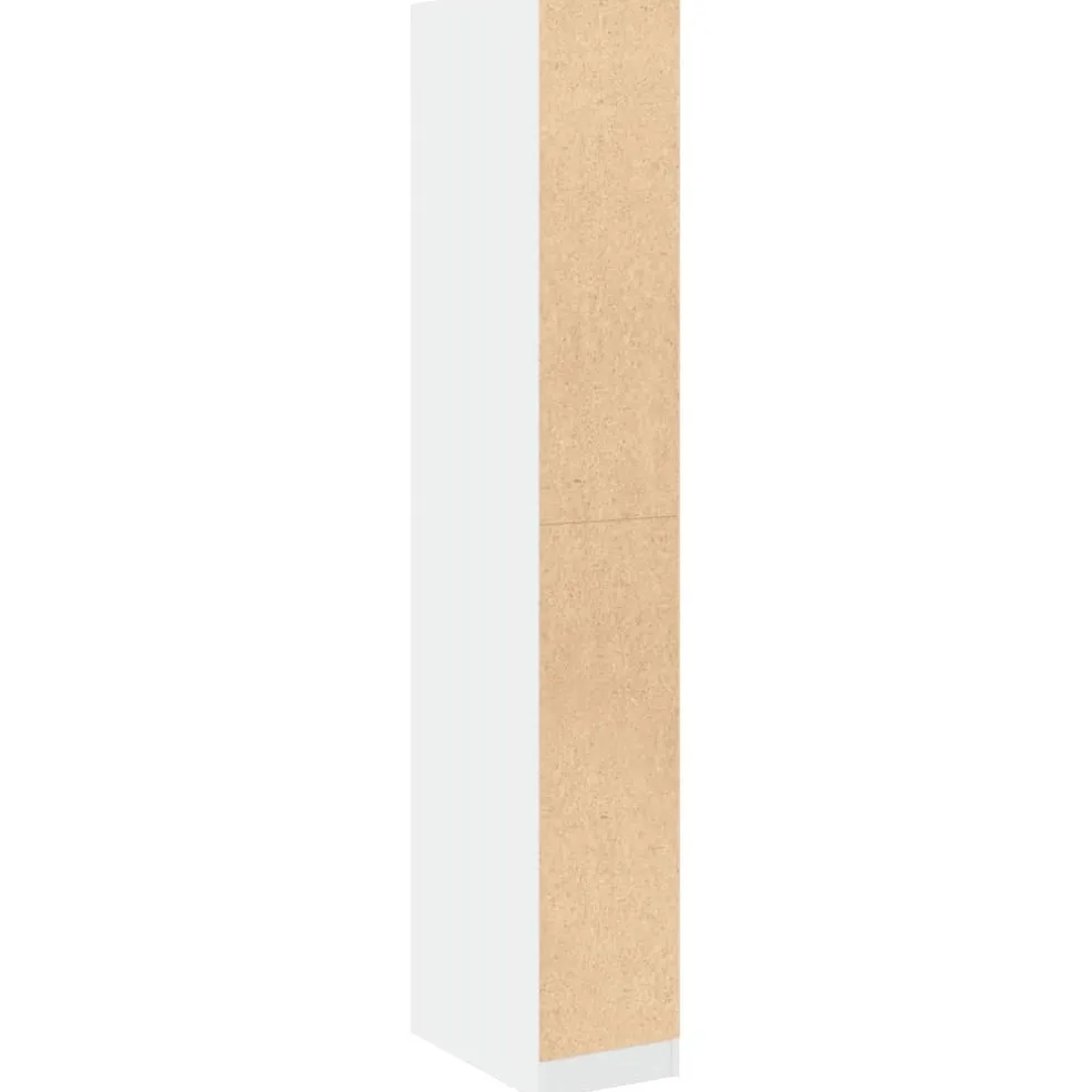 vidaXL Kledingkast 80x52x180 cm bewerkt hout artisanaal eikenkleurig