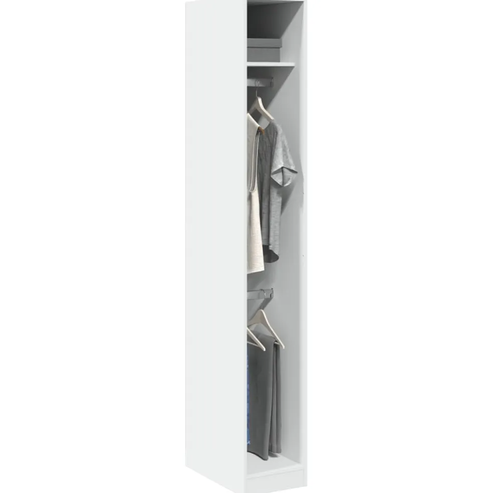 vidaXL Kledingkast 80x52x180 cm bewerkt hout artisanaal eikenkleurig
