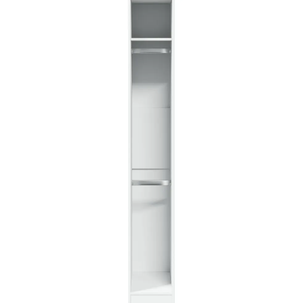vidaXL Kledingkast 80x52x180 cm bewerkt hout artisanaal eikenkleurig