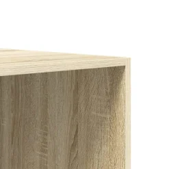 vidaXL Kledingkast 100x50x200 cm bewerkt hout sonoma eikenkleurig