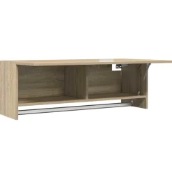 vidaXL Kledingkast 100x50x200 cm bewerkt hout sonoma eikenkleurig